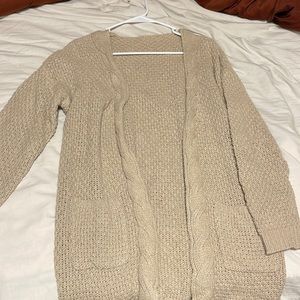 Light brown long cardigan